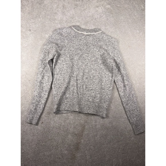 Athleta Sweater Women Small Gray Merino Wool Transit Crewneck Pullover - Picture 5 of 7
